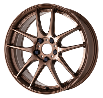 WORK EMOTION CR Shigoku 18 inch NORMAL, Armed Titanium (AMG), SEMI taper — WORK factory photo