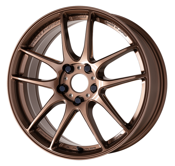 WORK EMOTION CR Shigoku 18 inch NORMAL, Armed Titanium (AMG), SEMI taper — WORK factory photo