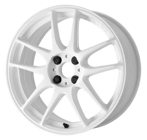 WORK EMOTION CR Shigoku 17 inch NORMAL, Ice White (ICW), SEMI taper — WORK factory photo