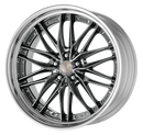 WORK SCHWERT QUELL2 Grimit Black – 21 inch STEP RIM wheel shown, finish reference for 20 inch
