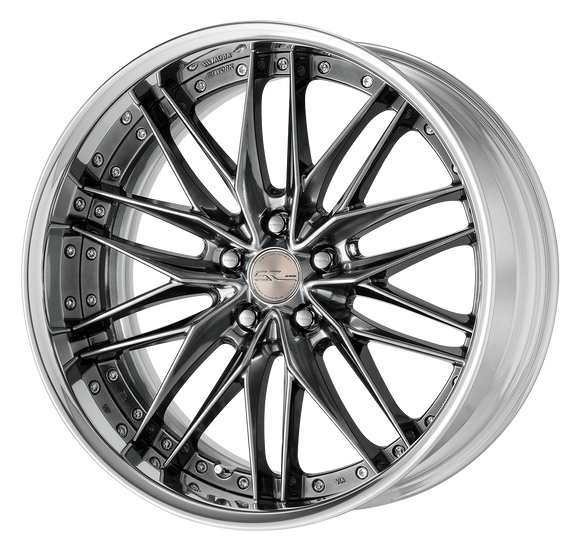 WORK SCHWERT QUELL2 Grimit Black – 20 inch FULL REVERSE wheel shown, finish reference for 19 inch