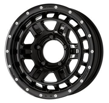 WORK CRAG T-GRABIC2 MC+ — Black Pierce Machining (BLKPM), 16 inch 5.5J ±0
