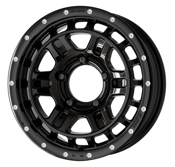WORK CRAG T-GRABIC2 MC+ — Black Pierce Machining (BLKPM), 16 inch 5.5J ±0