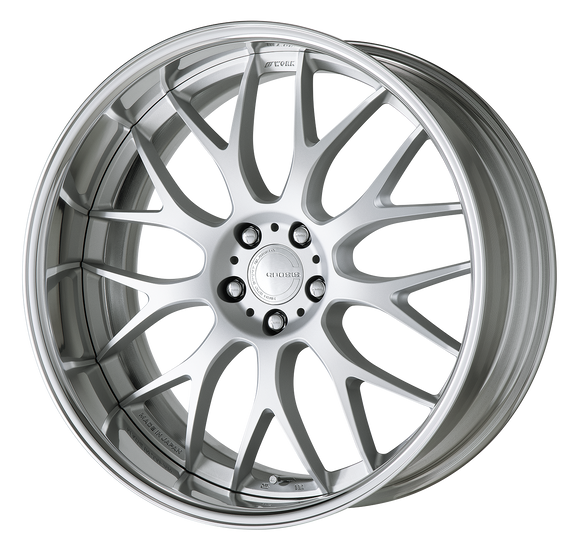 WORK GNOSIS RXM Matte Silver (MSL) – 21 inch FULL REVERSE wheel shown, finish reference for 20 inch FULL REVERSE