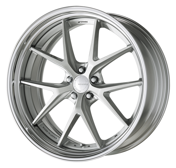 WORK GNOSIS RXS Brushed (BRU) – 22 inch STEP RIM wheel shown, finish reference for 21 inch STEP RIM