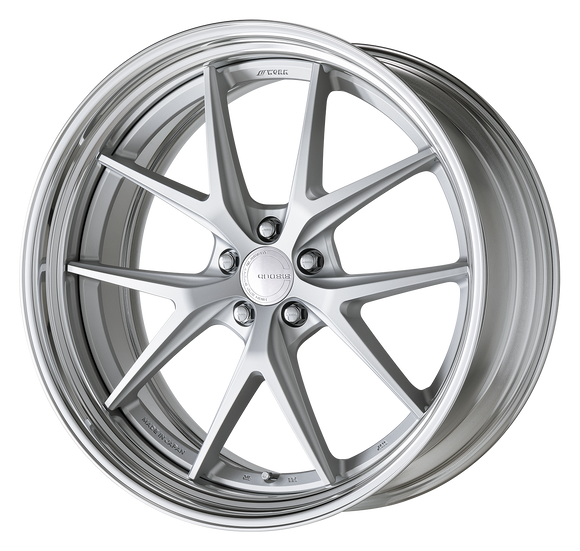 WORK GNOSIS RXS Matte Silver (MSL) – 22 inch STEP RIM wheel shown, finish reference for 21 inch STEP RIM