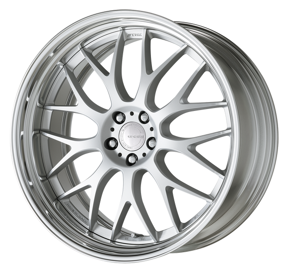 WORK GNOSIS RXM Matte Silver (MSL) – 22 inch STEP RIM wheel shown, finish reference for 21 inch STEP RIM