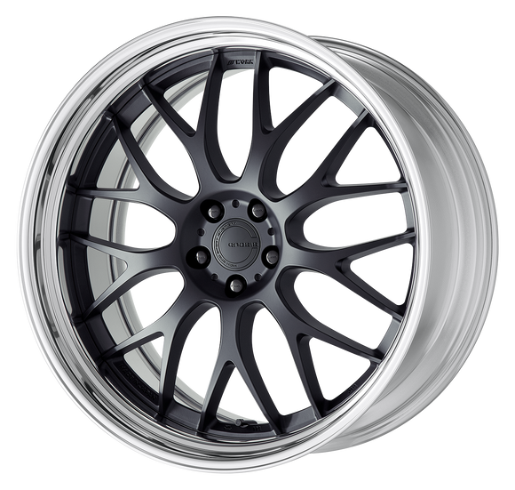 WORK GNOSIS RXM Matte Black (MBL) – 22 inch STEP RIM wheel shown, finish reference for 21 inch STEP RIM