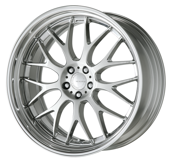 WORK GNOSIS RXM Composite Buff Brushed (PBU) – 22 inch STEP RIM wheel shown, finish reference for 20 inch STEP RIM