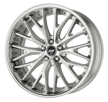 BACK LABEL ZEAST BSTX 20 inch FULL REVERSE, Brushed (BRU), Middle Concave — WORK factory photo