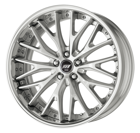BACK LABEL ZEAST BSTX 20 inch FULL REVERSE, Brushed (BRU), Middle Concave — WORK factory photo