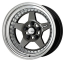 WORK MEISTER CR01 — Mat Carbon (MGM). WORK's 16 inch NORMAL wheel, shown as a finish reference for 15 inch NORMAL.