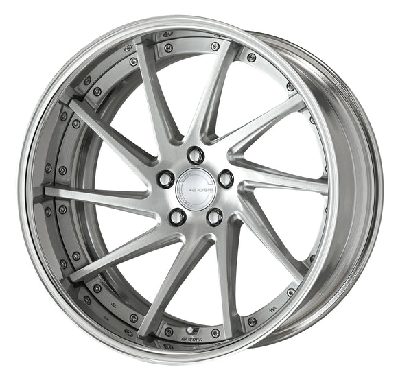 WORK GNOSIS CVS 20 inch FULL REVERSE, Deep Concave – Brushed (BRU)