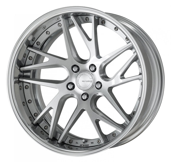 WORK GNOSIS CVX Deep Concave Brushed (BRU) – 20 inch FULL REVERSE wheel shown, reference for 19 inch FULL REVERSE