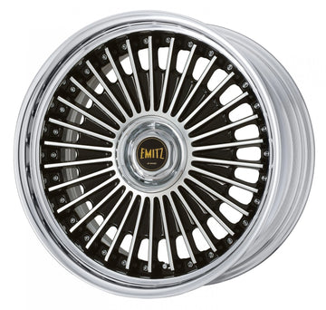 WORK EMITZ 21 inch STEP RIM – Black Cut Clear (BP)
