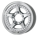 WORK CRAG GALVATRE 2 — Cut Clear (MSP), 16 inch 3-piece NORMAL rim. WORK factory photo.