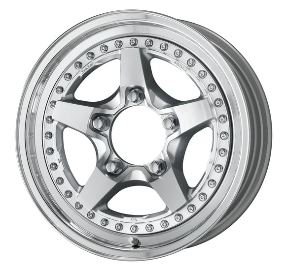 WORK CRAG GALVATRE 2 — Cut Clear (MSP), 16 inch 3-piece NORMAL rim. WORK factory photo.