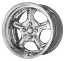 WORK GOOCARS HEMI — Hand Buff Finish (P), 15 inch, buff-finish rim, chrome centre cap