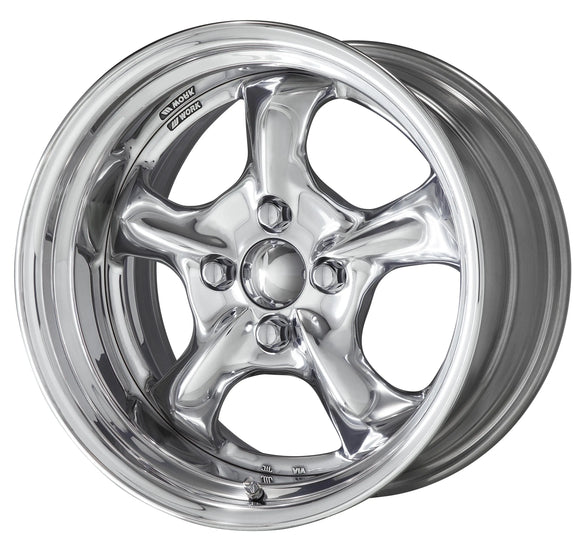 WORK GOOCARS HEMI — Hand Buff Finish (P), 15 inch, buff-finish rim, chrome centre cap