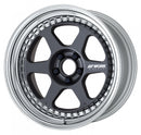 WORK MEISTER L1 3PIECE — Mat Carbon (MGM). WORK's 19 inch NORMAL wheel, shown as a finish reference for 18 inch NORMAL.