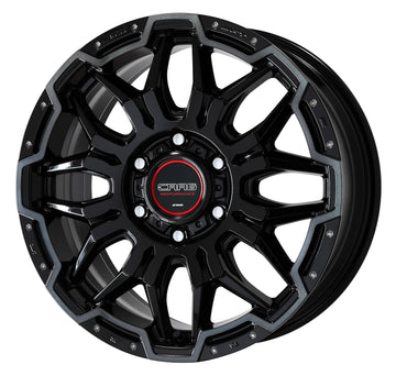 WORK CRAG LCG — Black Cut Clear Black Pierce Machining (BPKPM), 18 inch