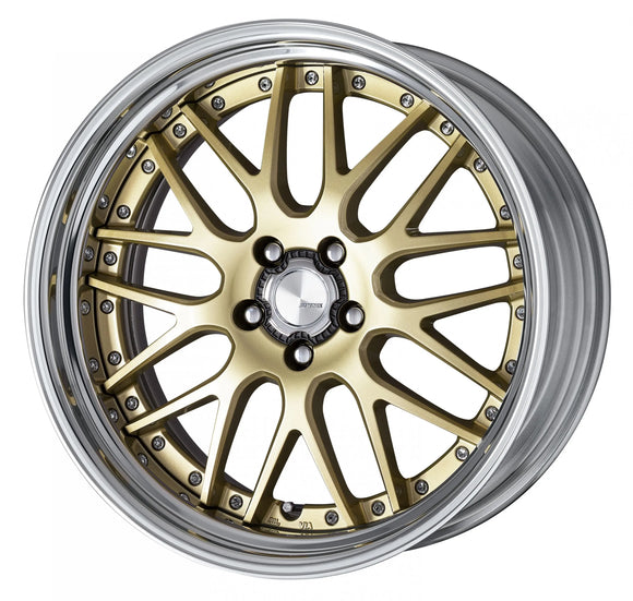 WORK LANVEC LM1 Gold – 20 inch STEP RIM wheel shown, finish reference for 21 inch
