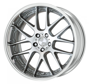 WORK LANVEC LM7 20 inch FULL REVERSE – GR Silver Cut Clear