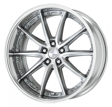 WORK LANVEC LS10 20 inch FULL REVERSE – GR Silver Cut Clear