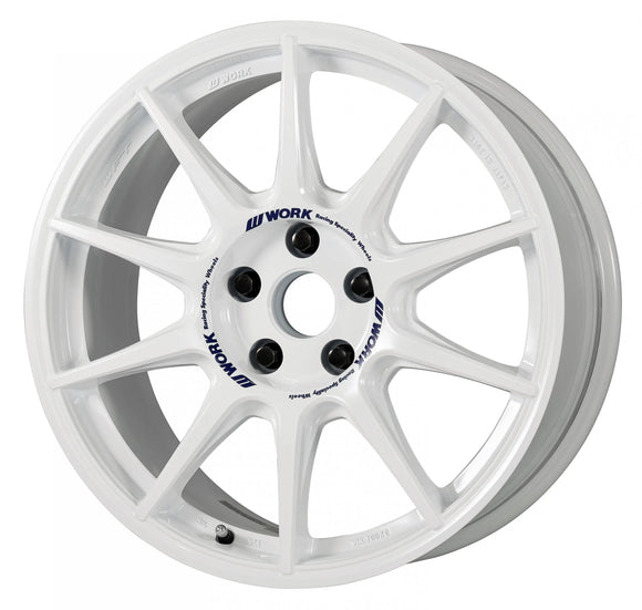 WORK M.C.O RACING 18 inch, White (WHT), NORMAL rim — WORK factory photo