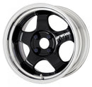 WORK MEISTER S1 2PIECE 15 inch NORMAL, Black (BLK) — WORK factory photo
