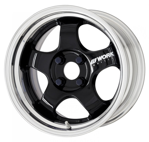 WORK MEISTER S1 2PIECE 15 inch NORMAL, Black (BLK) — WORK factory photo