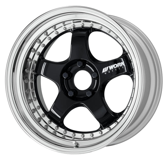 WORK MEISTER S1 3PIECE 18 inch NORMAL, Black (BLK) — WORK factory photo