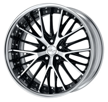 WORK SCHWERT SG2 Black Cut Clear – 20 inch wheel shown, rim type not stated by WORK; finish reference for 20 inch FULL REVERSE