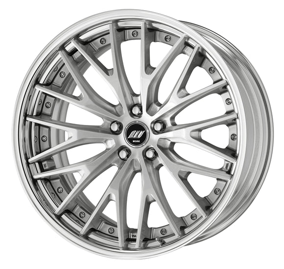 WORK ZEAST STX 21 inch STEP RIM, deep concave – Brushed (BRU)