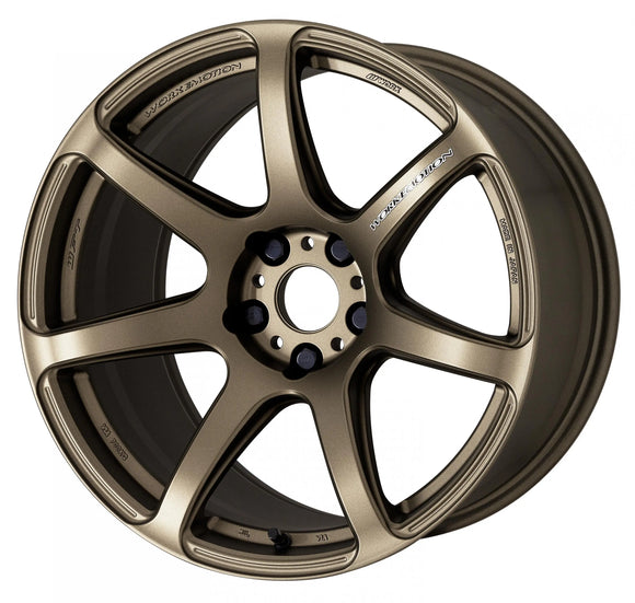 WORK EMOTION T7R 18 inch NORMAL, Ashed Titanium (AHG), ULTRA DEEP taper — WORK factory photo