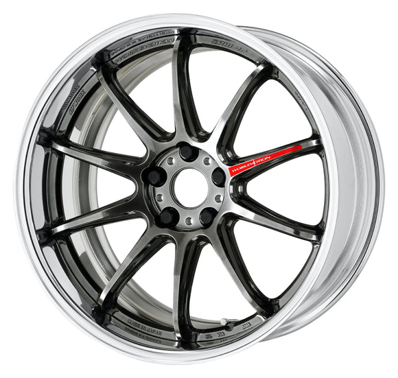 WORK EMOTION ZR10 2P 19 inch FULL REVERSE, Glim Black (GTK), Deep Concave — WORK factory photo