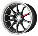 WORK EMOTION ZR10 18 inch NORMAL, Glim Black Diamond Cut Rim (GTKRC), ULTRA DEEP taper — WORK factory photo