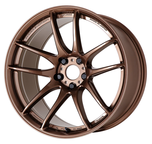 WORK EMOTION CR Shigoku 19 inch NORMAL, Armed Titanium (AMG), ULTRA DEEP taper — WORK factory photo
