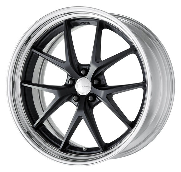 WORK GNOSIS RXS Matte Black (MBL) – 22 inch STEP RIM wheel shown, finish reference for 21 inch STEP RIM