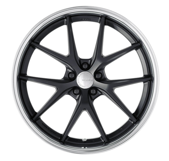 WORK GNOSIS RXS Matte Black (MBL) – 21 inch FULL REVERSE wheel shown, finish reference for 20 inch FULL REVERSE