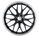 WORK GNOSIS RXM Matte Black (MBL) – 21 inch FULL REVERSE wheel shown, finish reference for 19 inch FULL REVERSE