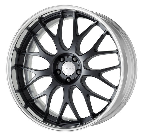 WORK GNOSIS RXM 22 inch FULL REVERSE – Matte Black (MBL)