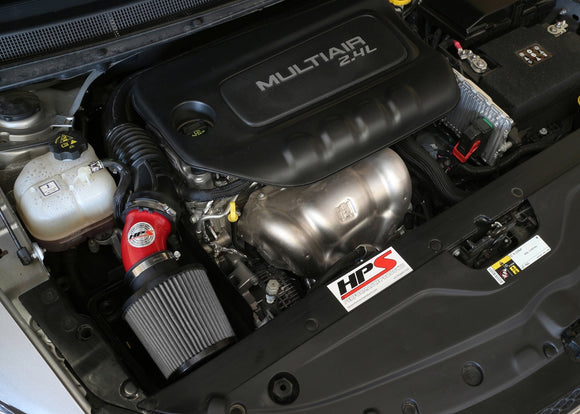 HPS エアインテーク Chrysler 200 2.4L without MAF sensor 2015-2017用