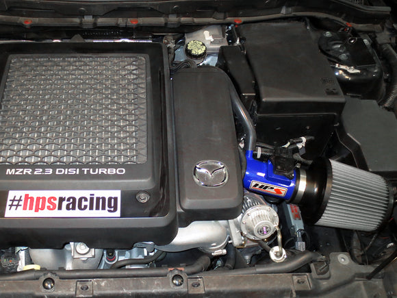 HPS エアインテーク Mazda Mazdaspeed 3 2.3L Turbo 2007-2013用