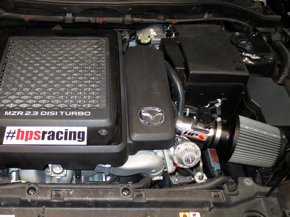 HPS エアインテーク Mazda Mazdaspeed 3 2.3L Turbo 2007-2013用