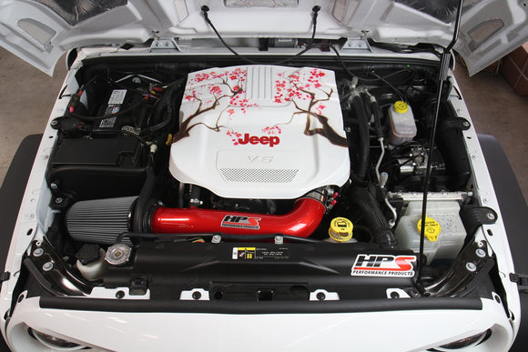 HPS エアインテーク Jeep Wrangler 3.6L V6 2012-2018用