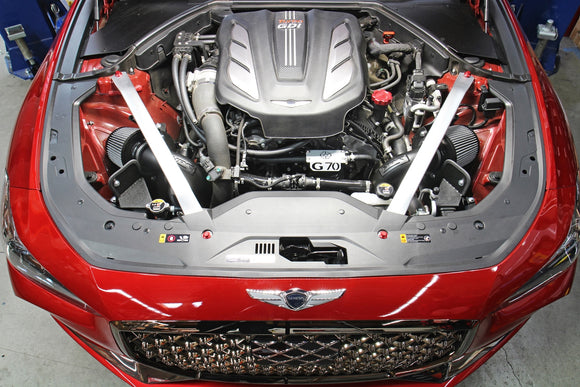 HPS エアインテーク Genesis G70 3.3L V6 Twin Turbo 2019-2024用