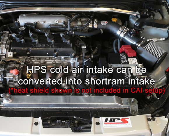 HPS エアインテーク(コールドエアインテーク) Nissan Altima 2.5L 4Cyl 2002-2006用