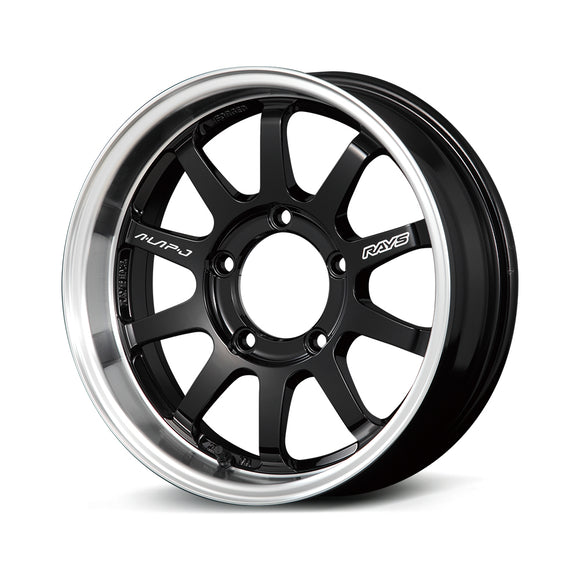 RAYS A-LAP-J wheel in Black / Rim DC (BD)