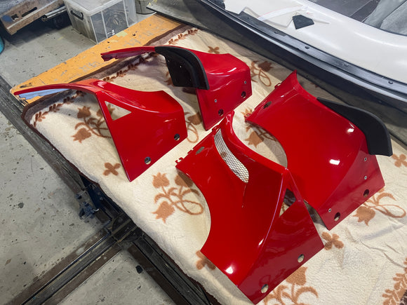 KEPLA Rear Fender Door Hinge Covers for Lotus Elise / Exige S2 – FRP & CFRP
